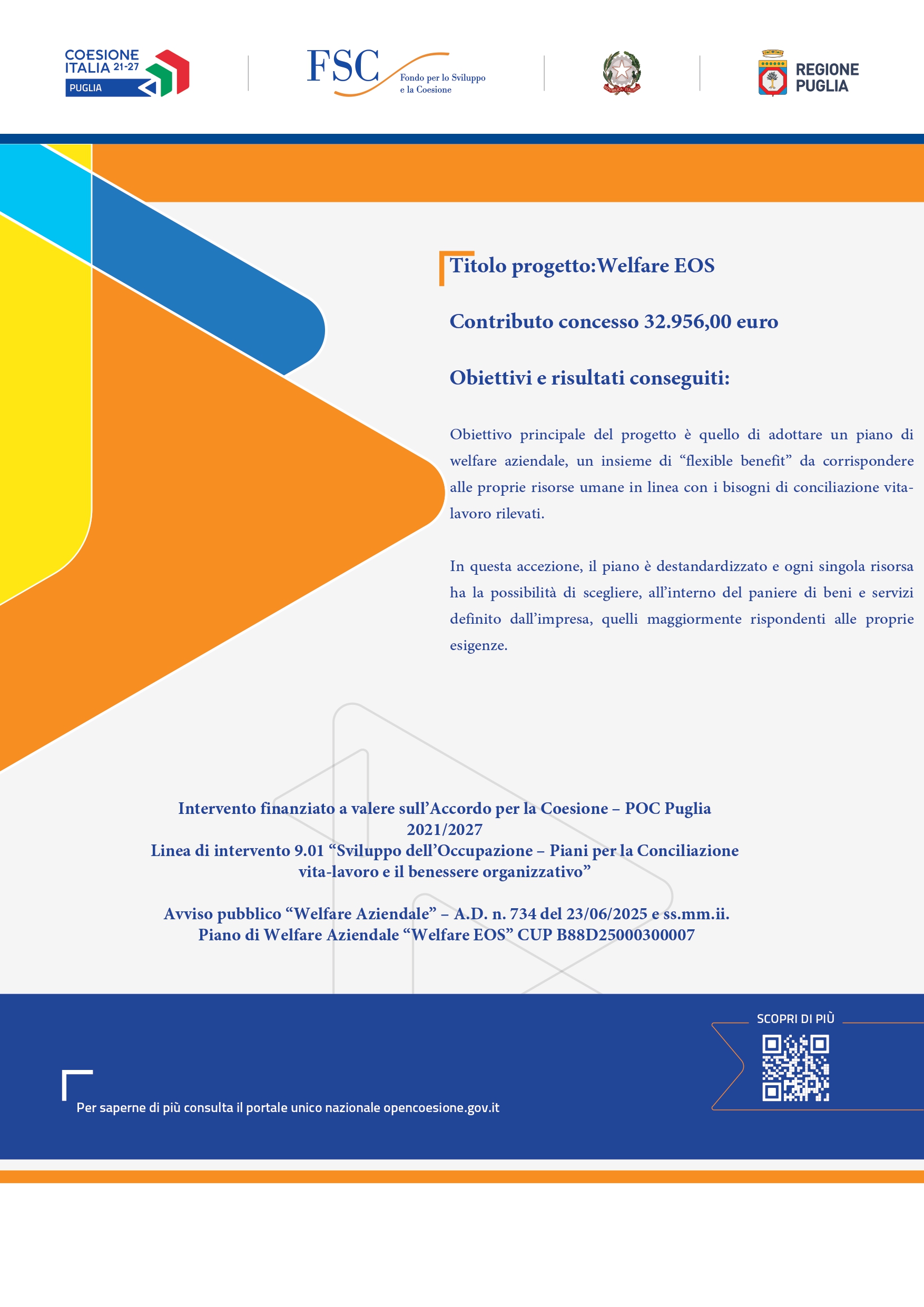Welfare EOS: un sostegno alla conciliazione vita-lavoro